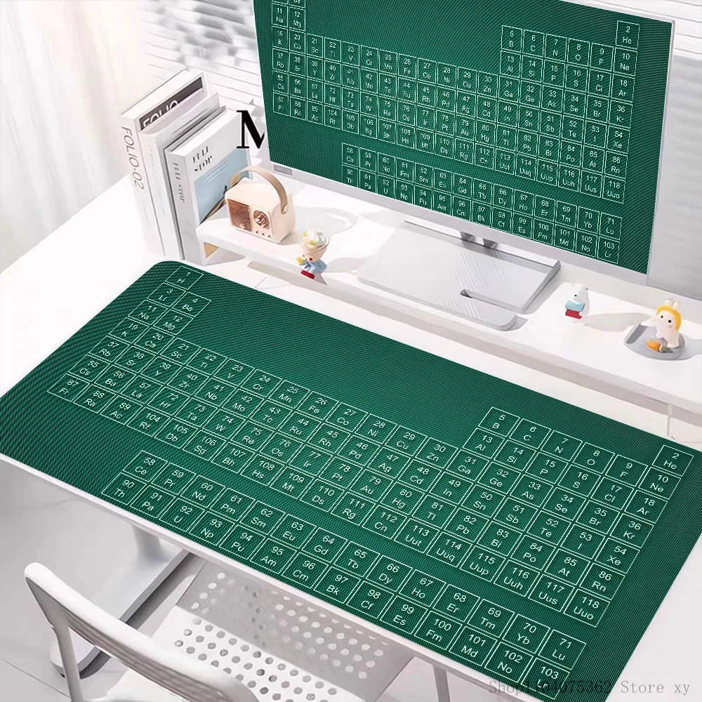 Periodic Table Of The Elements Mousepad Mouse Mat Desk Mat With Pad Gaming Accessories Prime Gaming XXL Keyboard Pad Padding Ma