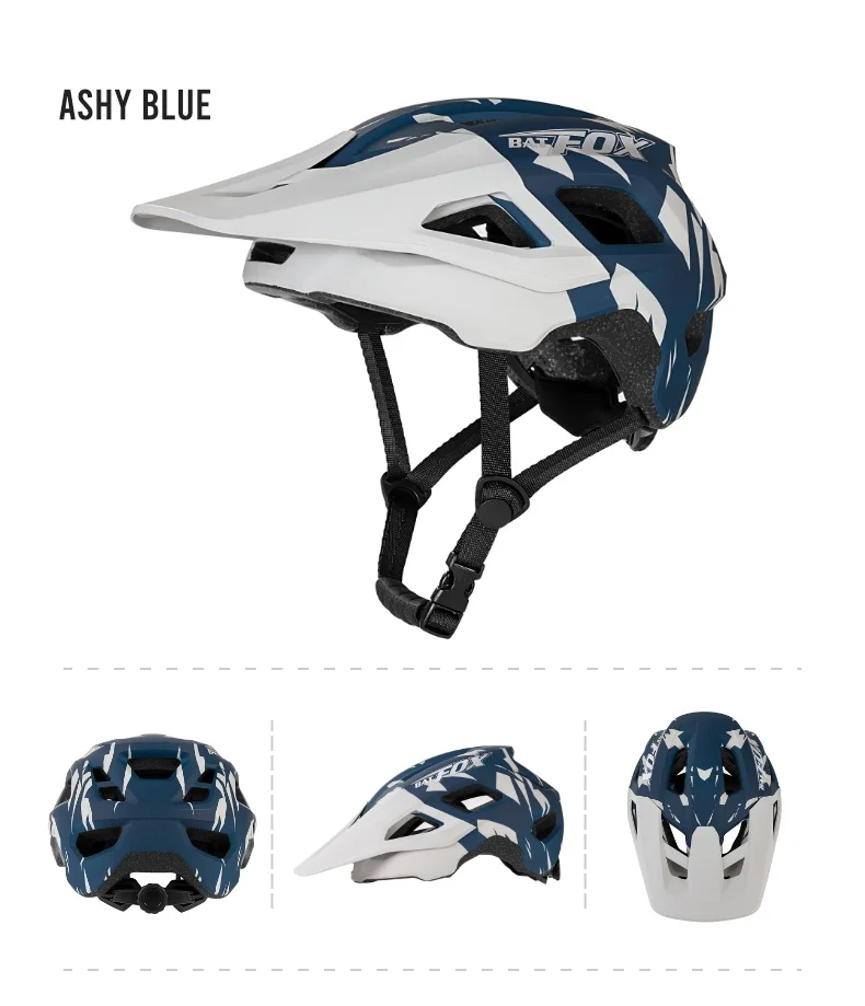BATFOX MTB-Helm, Fahrradhelm, Integral geformter Helm, Capacete Fox, Casco Bicicleta, MTB-Mountainbike-Zubehör – Detail 21