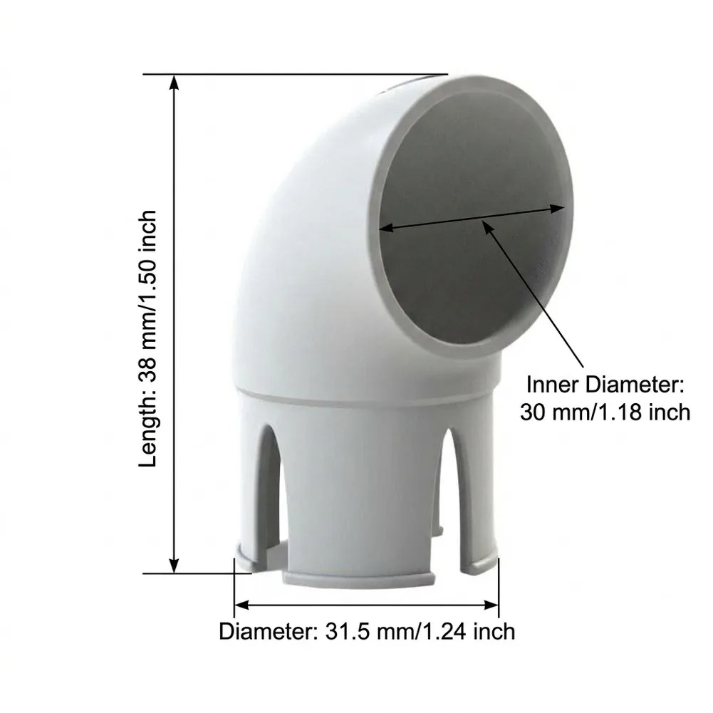 360 Degree Rotating Pool 38mm Water Inlet Outlet Accessory For Intex Swimming Pool Install Plastic Replacement Part