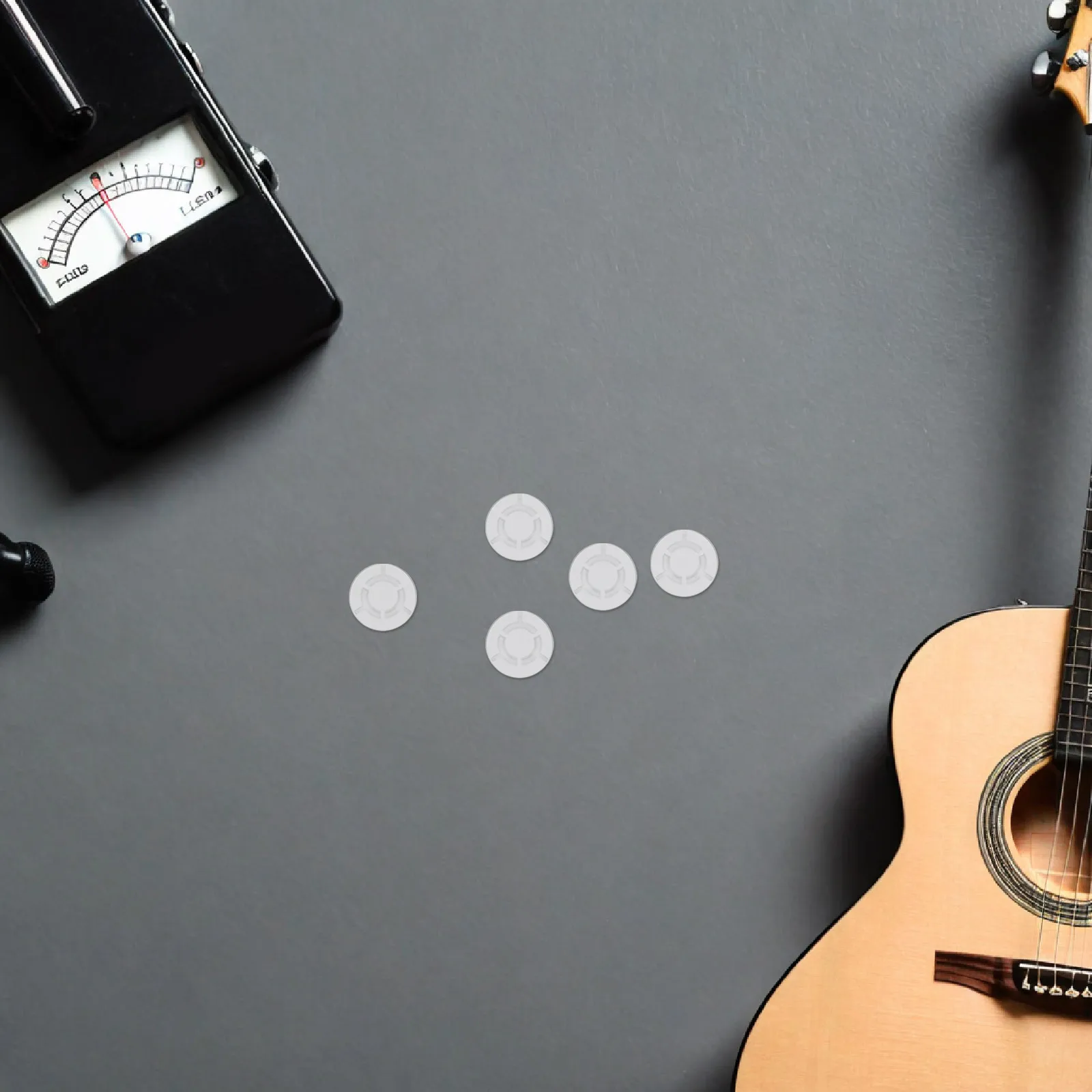 

5pcs Effect Foot Cap Transparent Round Knob Covers For Electric Guitar Bass Footswitch Toppers Pedal Board Accessories Guitar