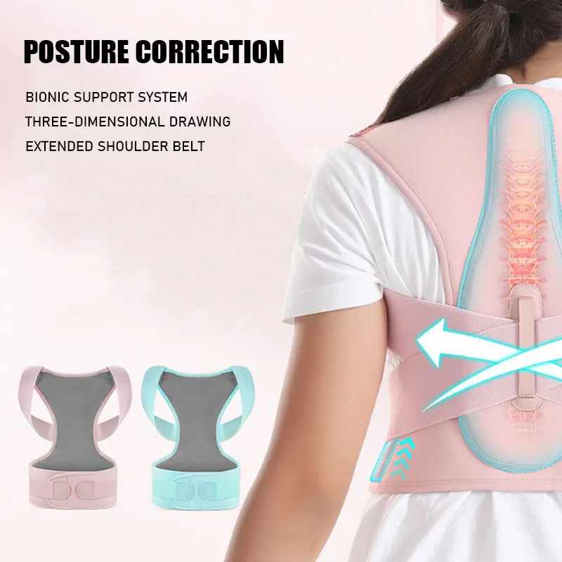 

CEOI GWOK Premium Back Support for Kids with Posture Corrector Strap Waist Belt Proper Sitting Alignment Spinal Pressure Relief
