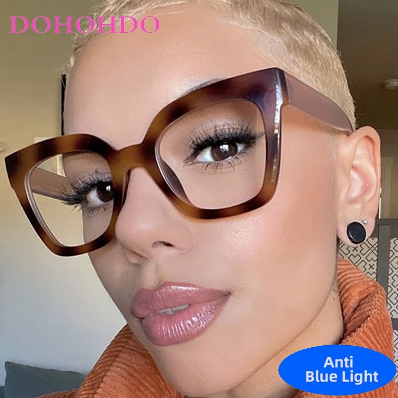 

Fashion Cat Eye Blue Light Blocking Glasses Women Man Brand Designers Spectacle Computer Eye Protection Glass For Computer Use