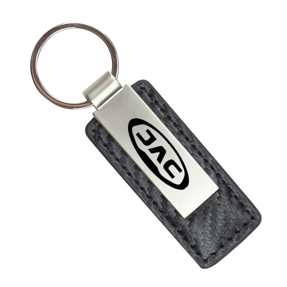 New Leather Metal Car Key Chain Keychain Car Key Ring For JAC S2 S3 S4 S5 S6 S7 JS2 JS3 JS4 JS7 Hunter T6 T8 Refine Accessories