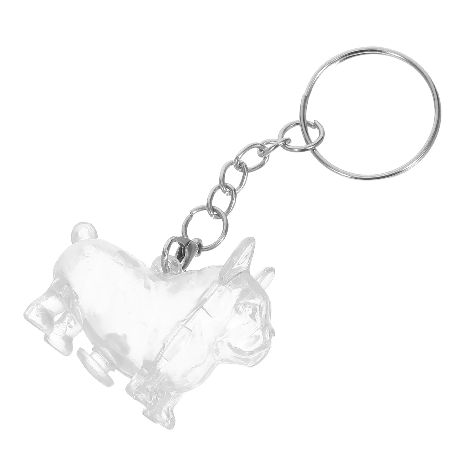 

Pet Hair Keepsake Keychain Memorial Box Dog Hair Storage Puppy Souvenir Bottle Dog Shaped Pet Ashes Keepsake Jewelry