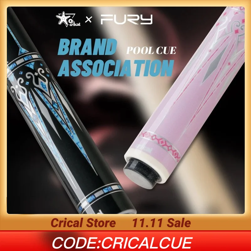 

FURY CRICAL Billiard Pool Cue Stick with 10.5/11.5/12.5mm 3/8x10 Joint professional pool cue for Billiard Cue Stick