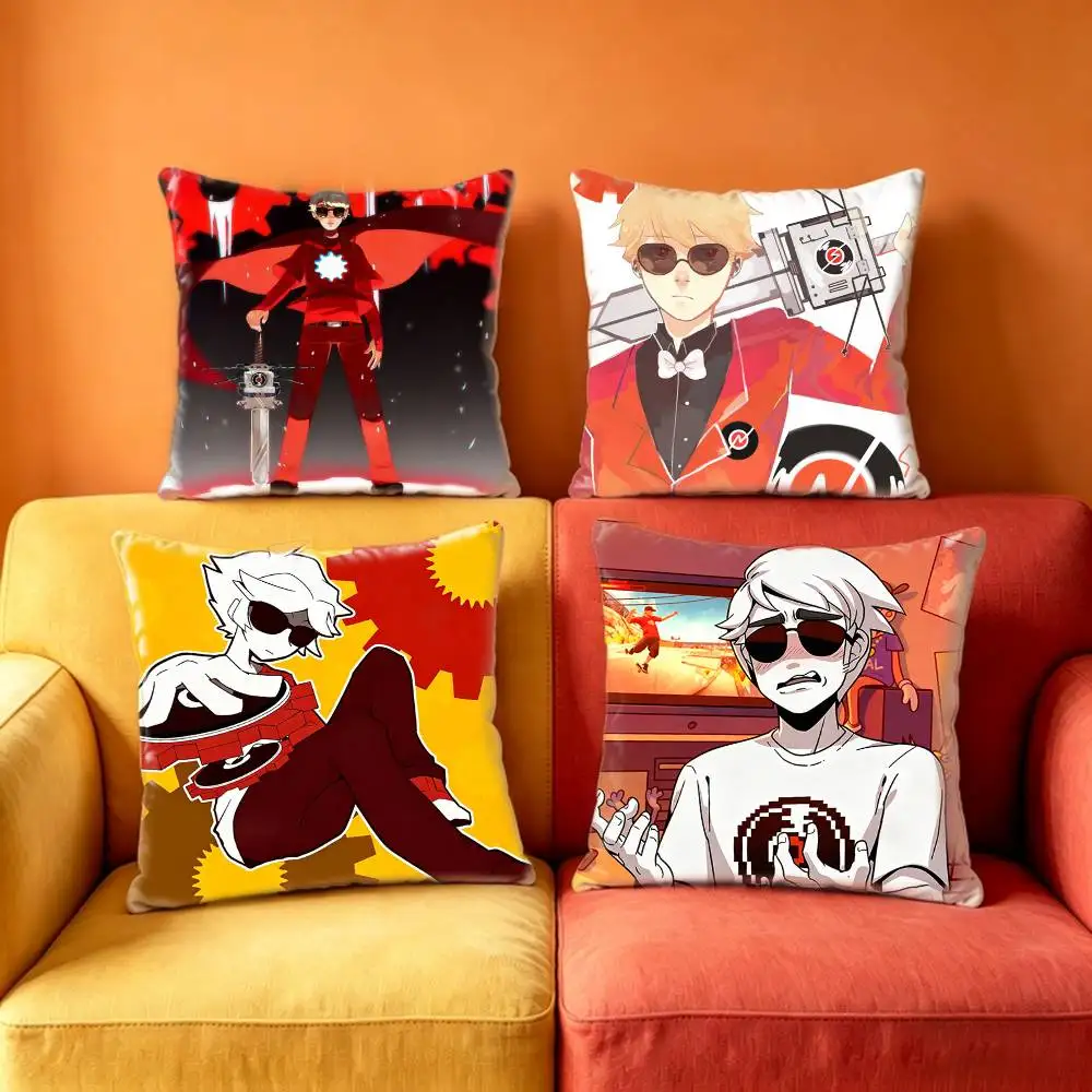 1pc Dave Strider  Pillow Case Anti-dustmite Pillowcase Invisible zipper silky Sofa cushion cover for bedroom