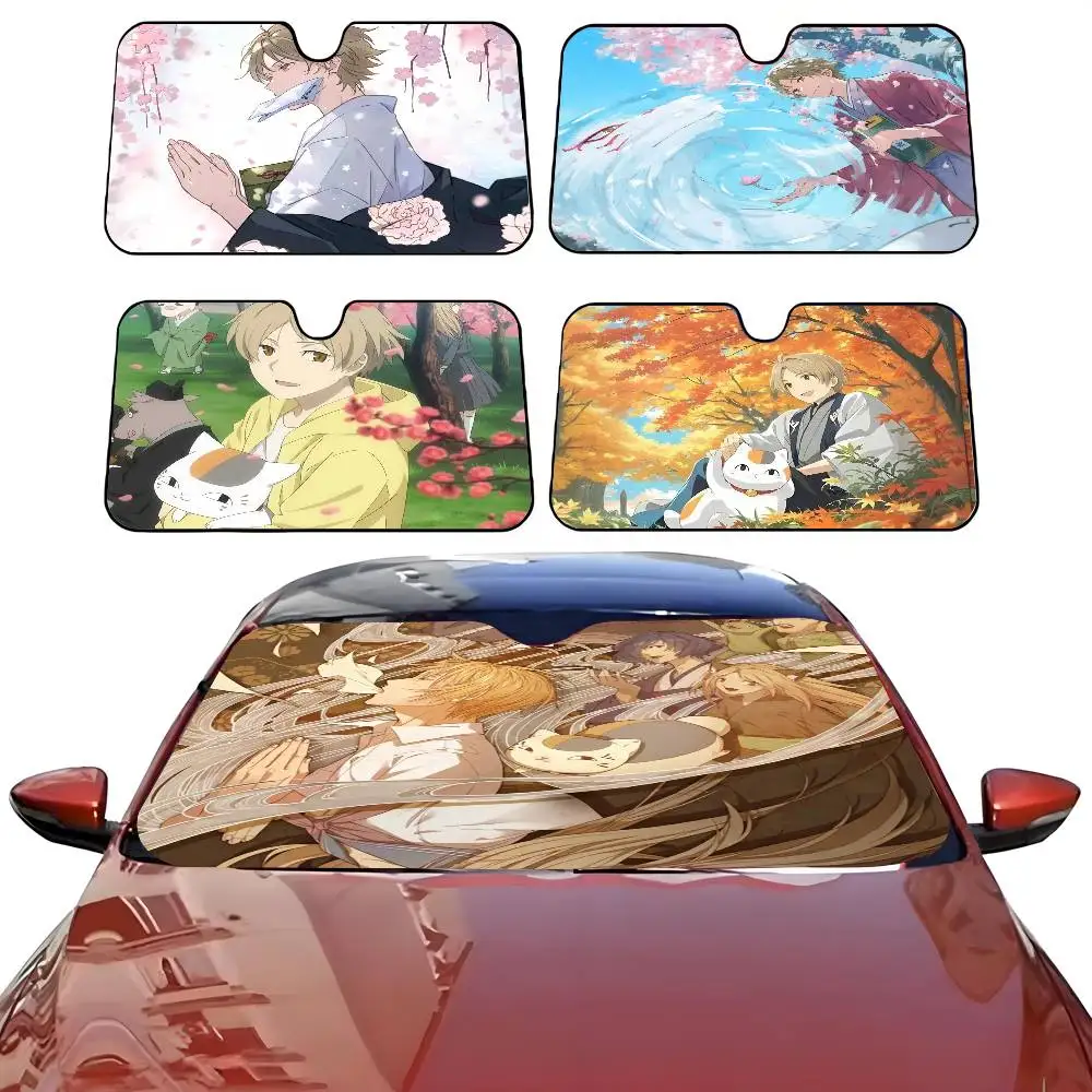 

N-Natsume's B-Book of F-Friends Car SunShade Parasol Car Windshield Sun Shade UV Protection and Interior Cooler