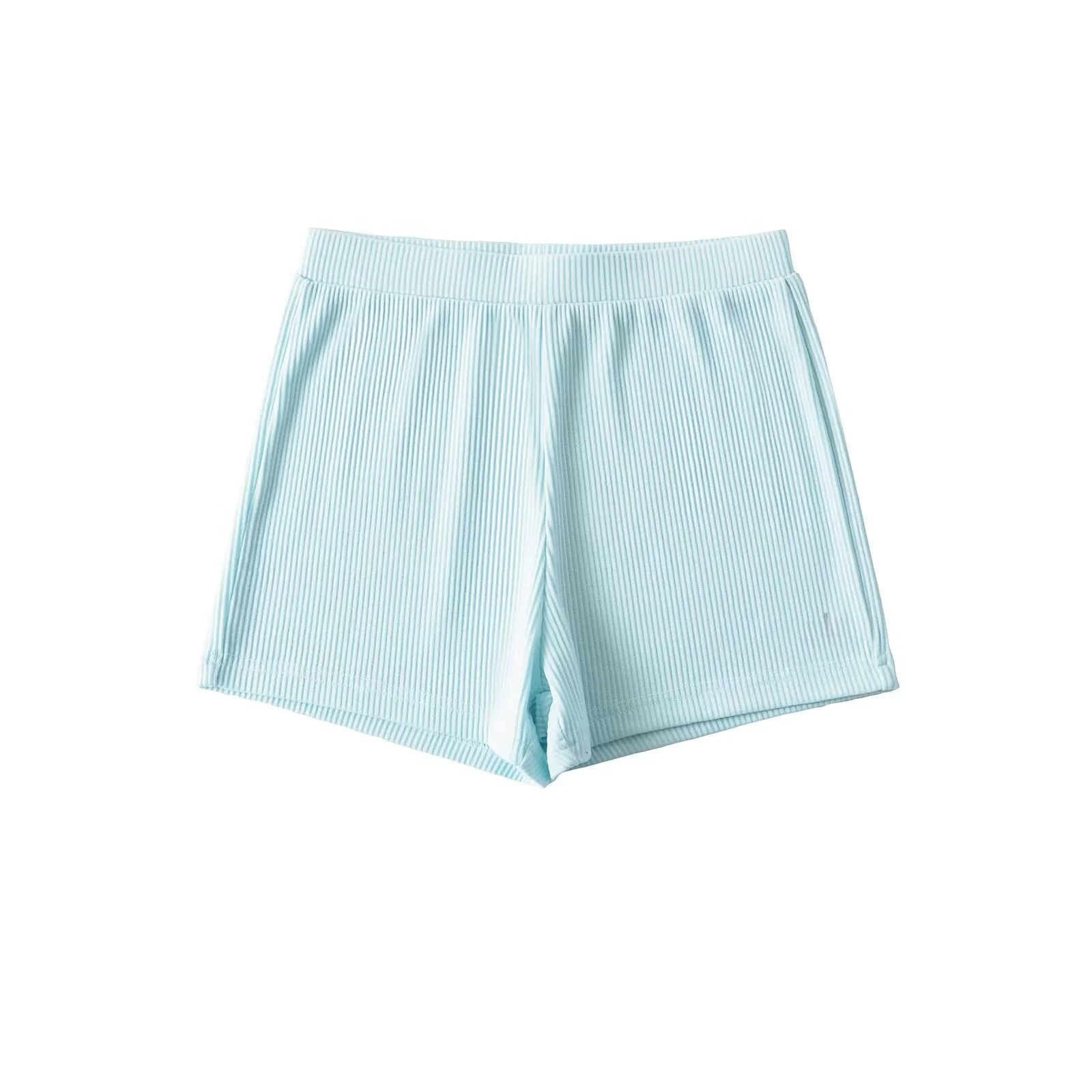 Ortes de Yoga et Fitn taille haute pour femmes, décontractées, de rue, en matériau fin, jambe droite, pour l'été, pour la maison et l'extérieur