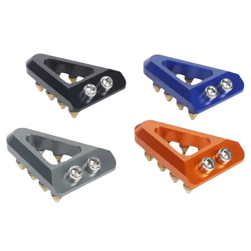 

Rear Brake Pedal Lever Step Plate Tip Motorcycle Rear Brake Pedal Step Tips universal Anti-Slip Aluminum Alloy Brake Pedal Tip