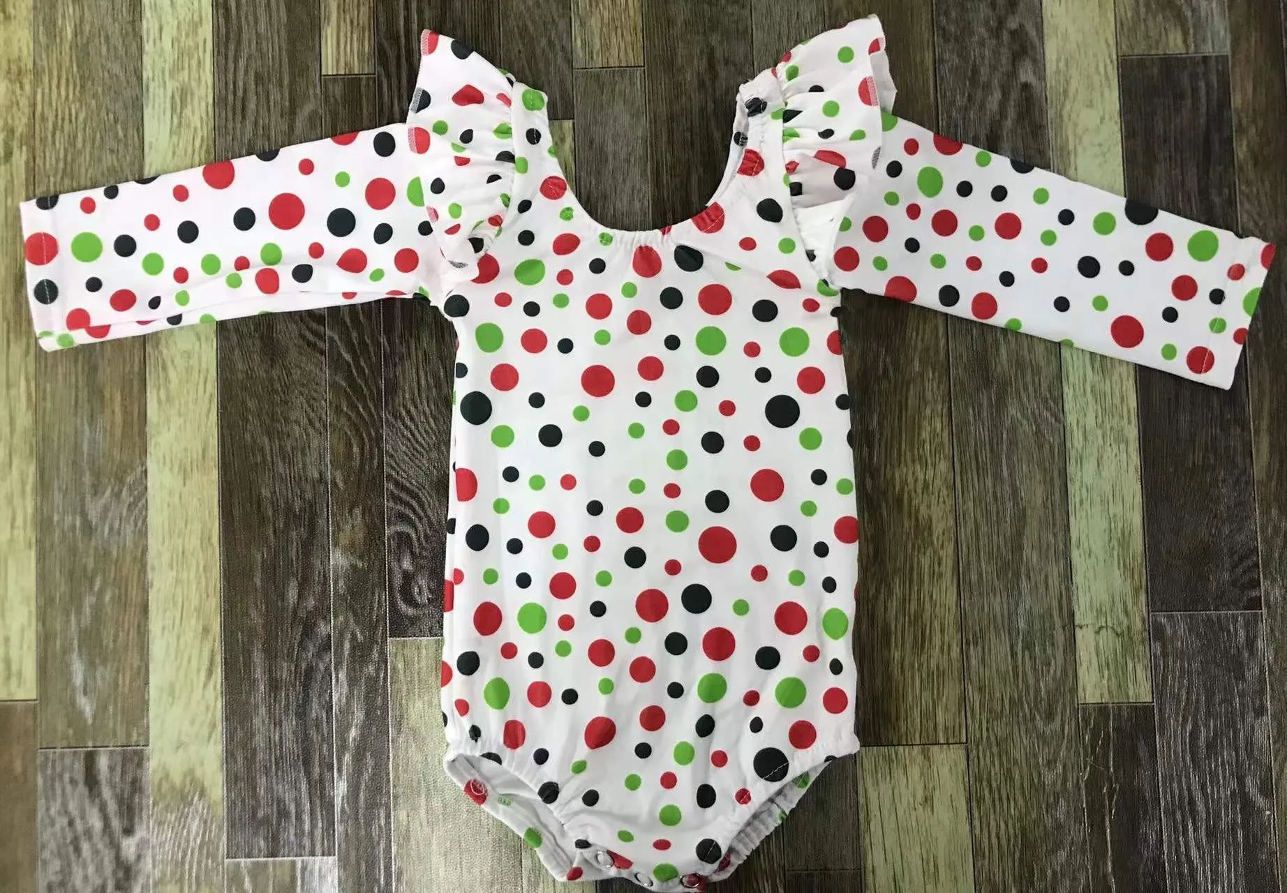 

Small Dots Girls Boutique 0-2 years romper jumpsuit cotton home wear easy to wash