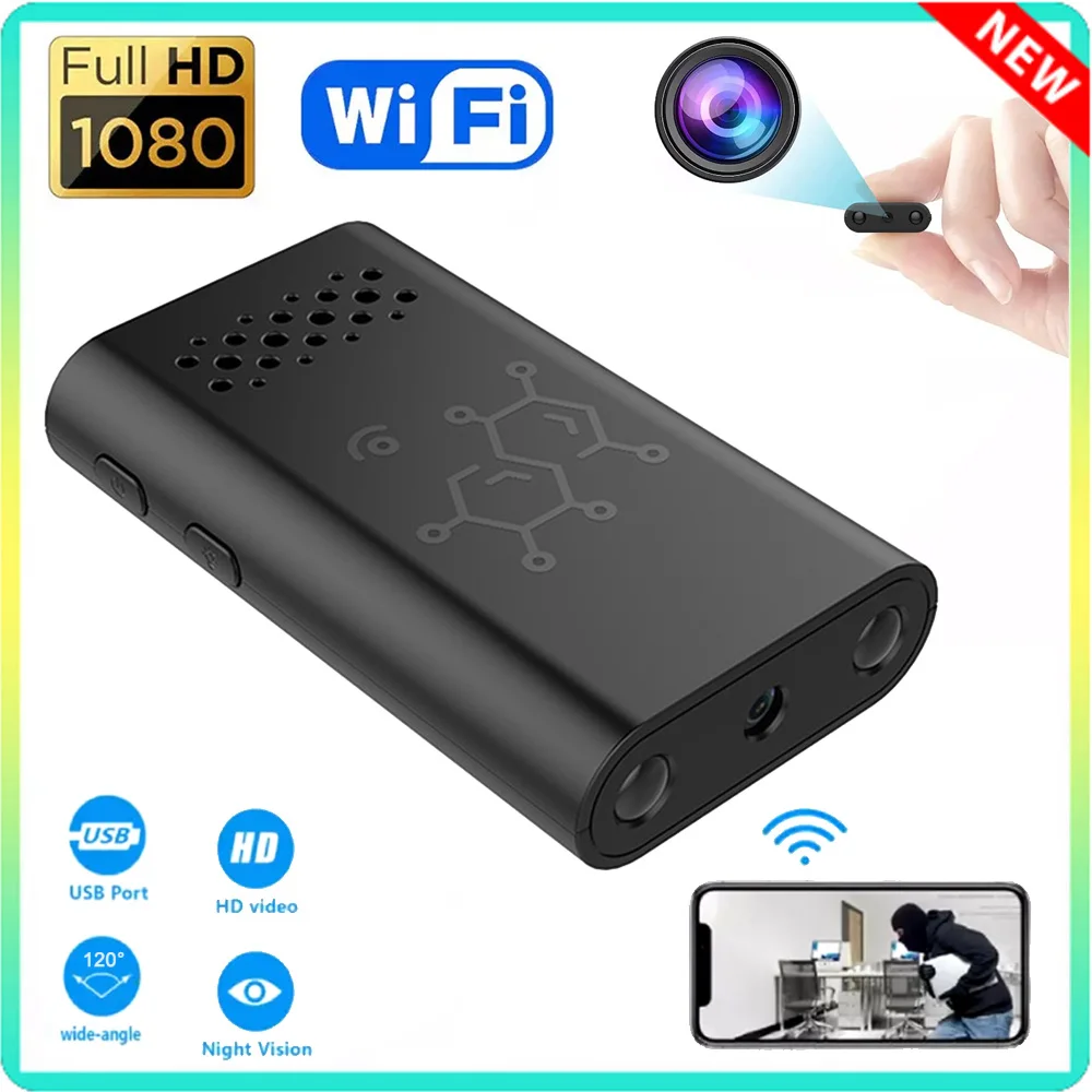 

WIFI Mini Surveillance Camera HD 1080P Indoor Body Cam Mini Wifi Cameras To See With The Mobile HD Video Recorder Security Cam