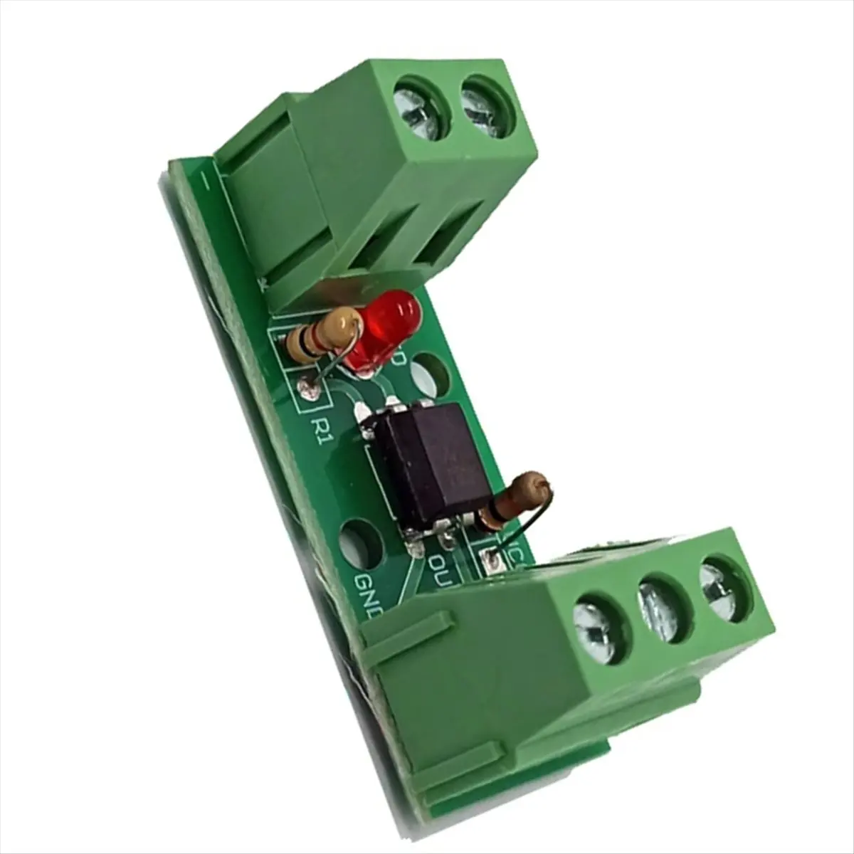 618 Mega Sale-1 Channel Way Optocoupler Isolation Module PC817 3V-5V Photoelectric Isolator Rail Holder PLC Drive Motor Board 10
