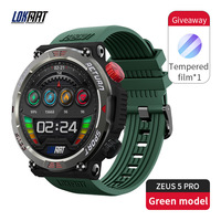 LOKMAT Flashlight Smart Watch 50M Waterproof BT Calls Watch Support PayPal Fitness Tracker Message Push Smartwatches for Phone