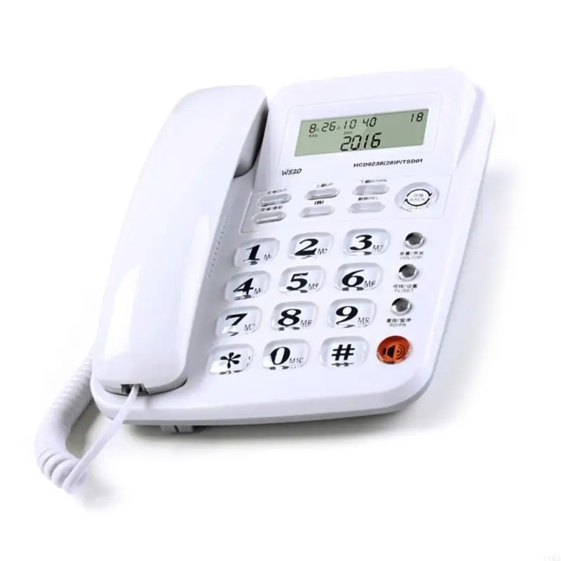 

CORA Landline Telephone For Home And Office Featuring Clear Caller Display Convenient Speakerphone Function