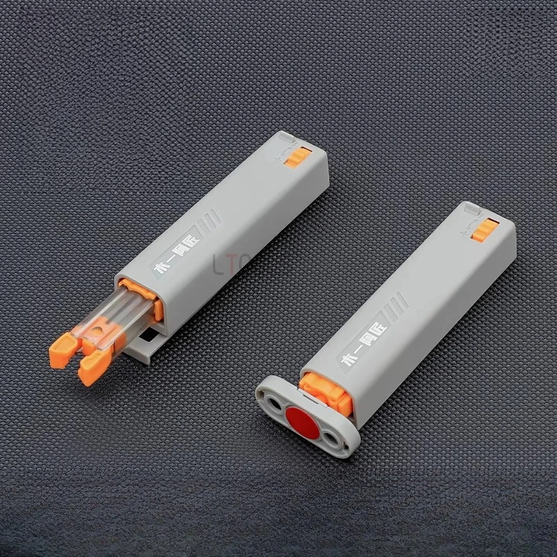 

Automatic Rebound Cabinet Door Rebound Device Invisible Door Self-locking Rebound Device Handle Free Wardrobe Spring Press 1 Pcs