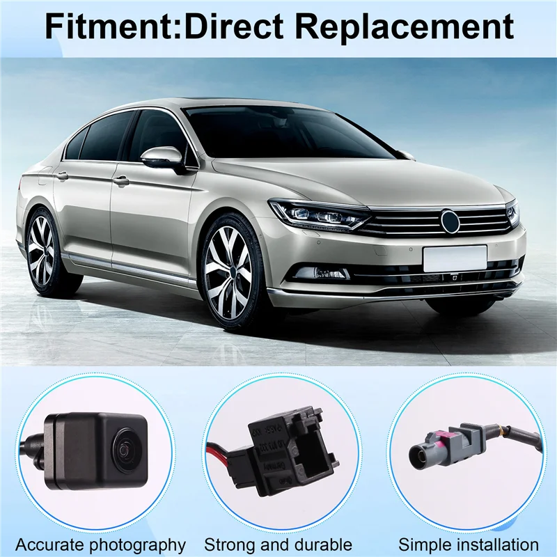 

AUTO New Parking Assist Reversing Camera For VW Passat 2009-2015 Magotan 2012-2016 3C8980551A