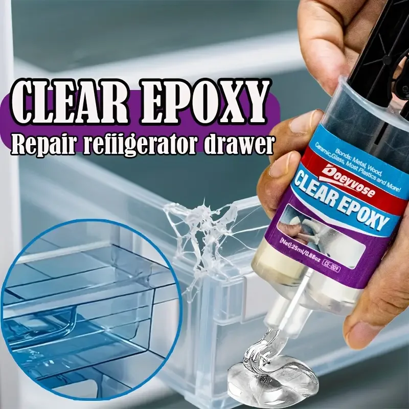Waterproof Clear AB Cast Glue Multipurpose Transparent Bond Agent 25ML