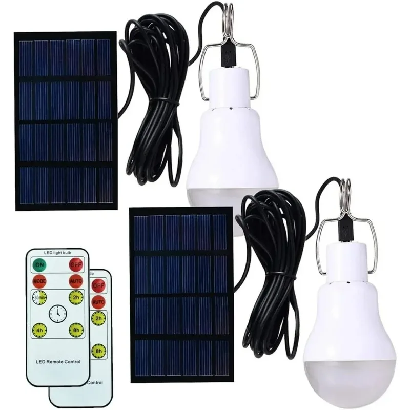 

LED Solar Bulb Lamp Waterproof Outdoor 5V USB Charging Suspension Emergency Fluorescent Lamp Portable Powerful Lighting