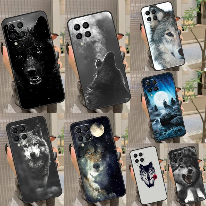 Animal The Wolf Howl Case For Samsung Galaxy M21 M23 M33 M53 M12 M32 M52 M13 M20 M11 M51 M14 M34 M54 M30s Cover
