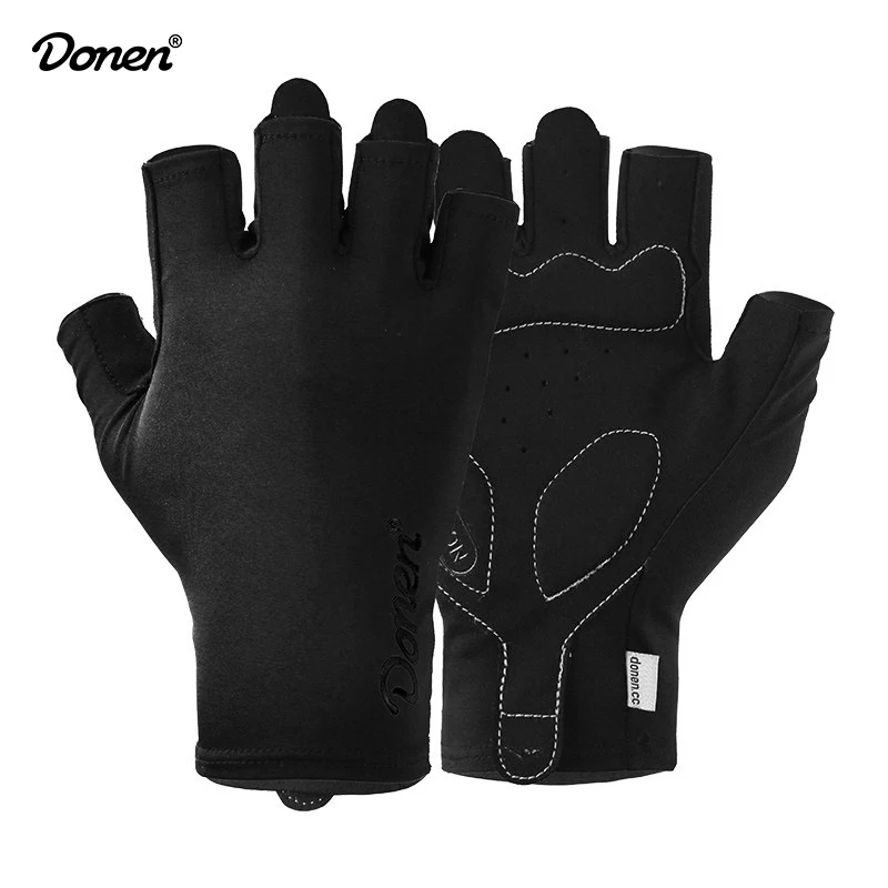 

DONEN Men's Half-Finger Cycling Gloves Breathable Shock-Absorbing for MTB & Outdoor Camping Sports Bicycle Shorts Gloves