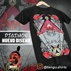 Agumon Adventure T-shirt Dukemon Digimon Anime Tee gift clothes