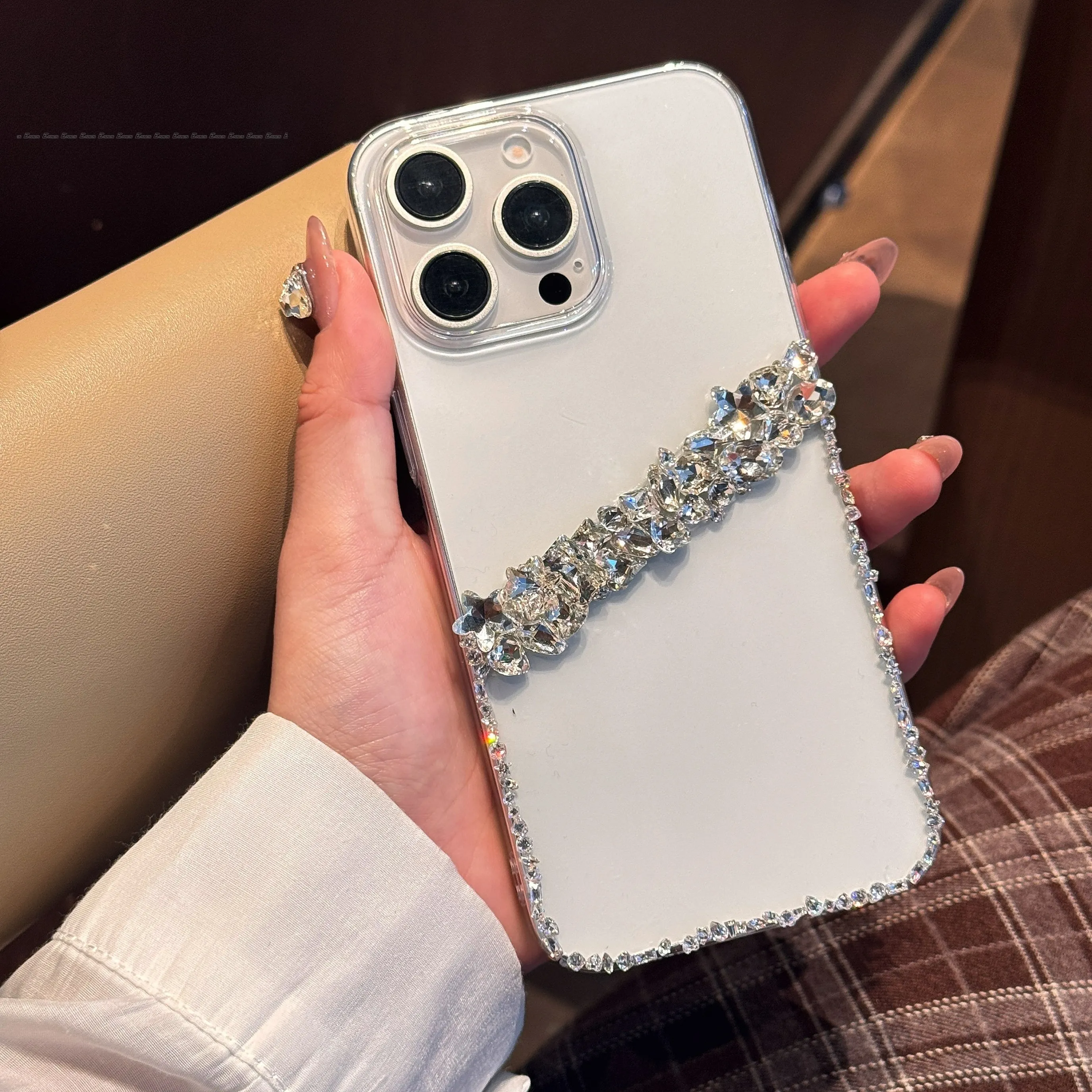 بريق فاخر متألق ل Redmi ملاحظة 7 8 9 9s 10 11 11T 11S 11E Pro Max 4G 5G بلينغ اليدوية الصلب PC الغطاء الخلفي جراب هاتف