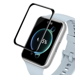 Protective Soft Glass For Huawei Watch Fit 2 Smartwatch Full Screen Protectors Film For Huawei Bnad 8 Honor Band 7 6 Cover Strap