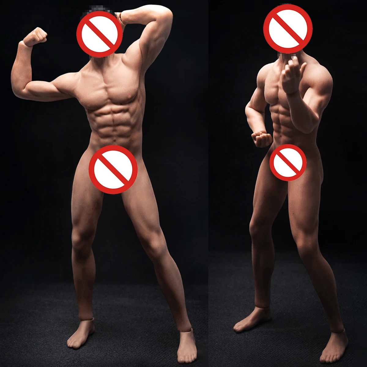 OCTPLY OM001 1/6 Scale Male Wheat Skin Seamless Body 12'' Soldier Realistic Muscle Action Figure Super Flexible Doll