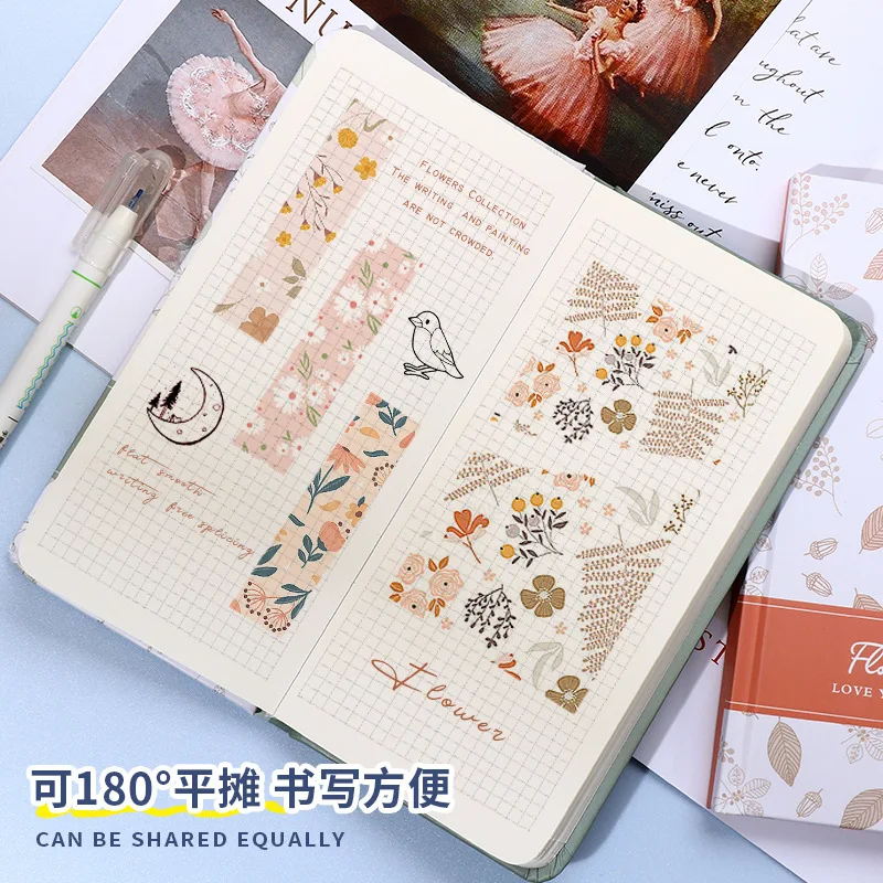 Week Handbook Planner Weekly , Grid book, High Value , Square Carry Hard Surface H5 Handbook Notebook Korean Stationery