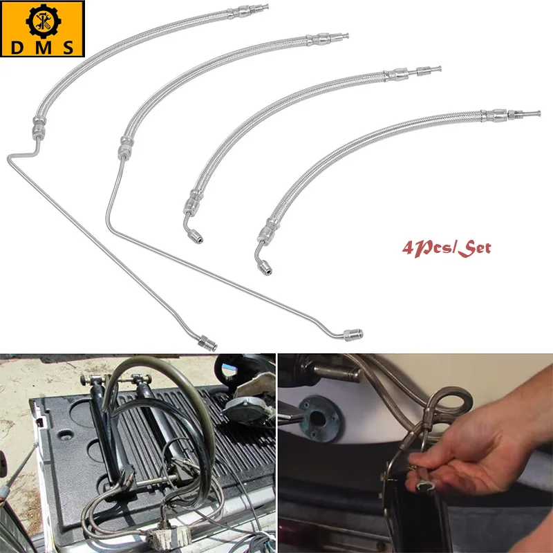 

For Mercruiser Alpha One Gen Two Trim Ram hydraulic Cylinder Hose Kit Replaces for Starboard 32-864960, Port 32-864959