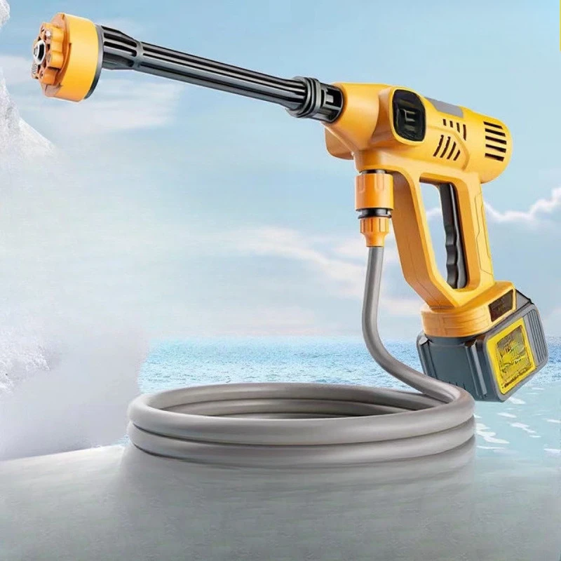 

Wireless car washing machine Brushless lithium battery high pressure cleaning machine Watering flower and medicine artifact