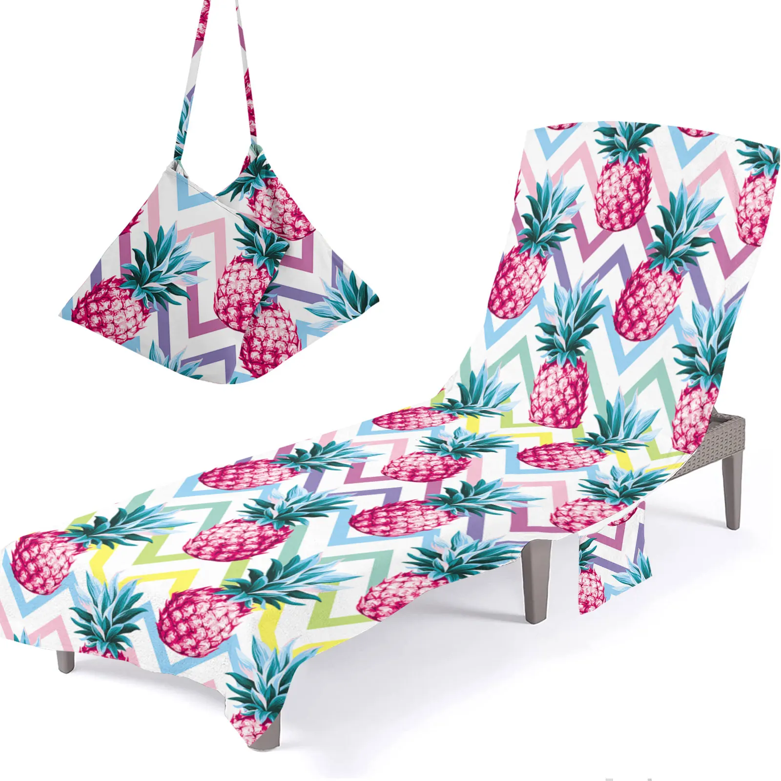 

1 beach chair cover Microfiber beach chair cover Quick drying wear resistant and comfortable beach chair cover