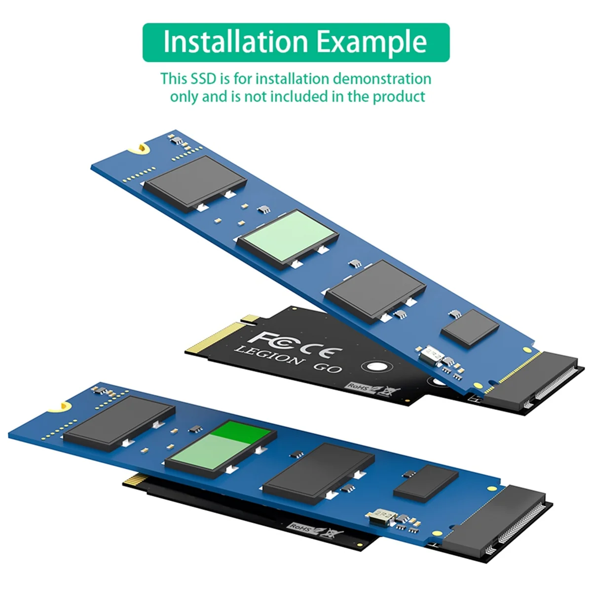 &ABDH& M.2(NGFF) NVME M-Key SSD Adapter for Lenovo Legion Go Handheld Conversion Adapter Card