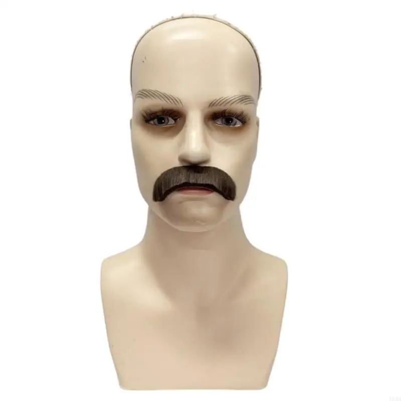 قطعة واحدة من الشوارب المزيفة ذاتية اللصق لحفلات مهرجان الهالوين
