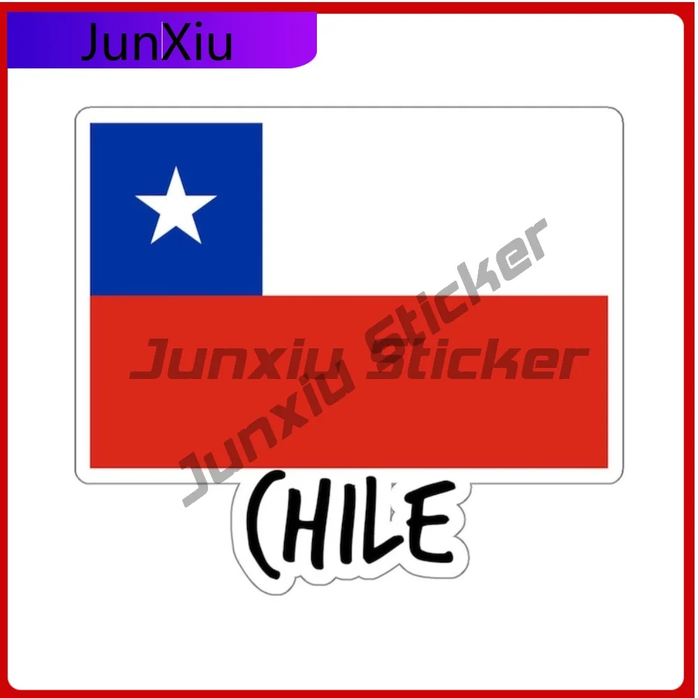 

Chile Flag Travel Sticker Outdoor Vinyl Decal Suv Bodywork Bumper Window Phone Trunk Cover Scratches Stickers Camping Sticker
