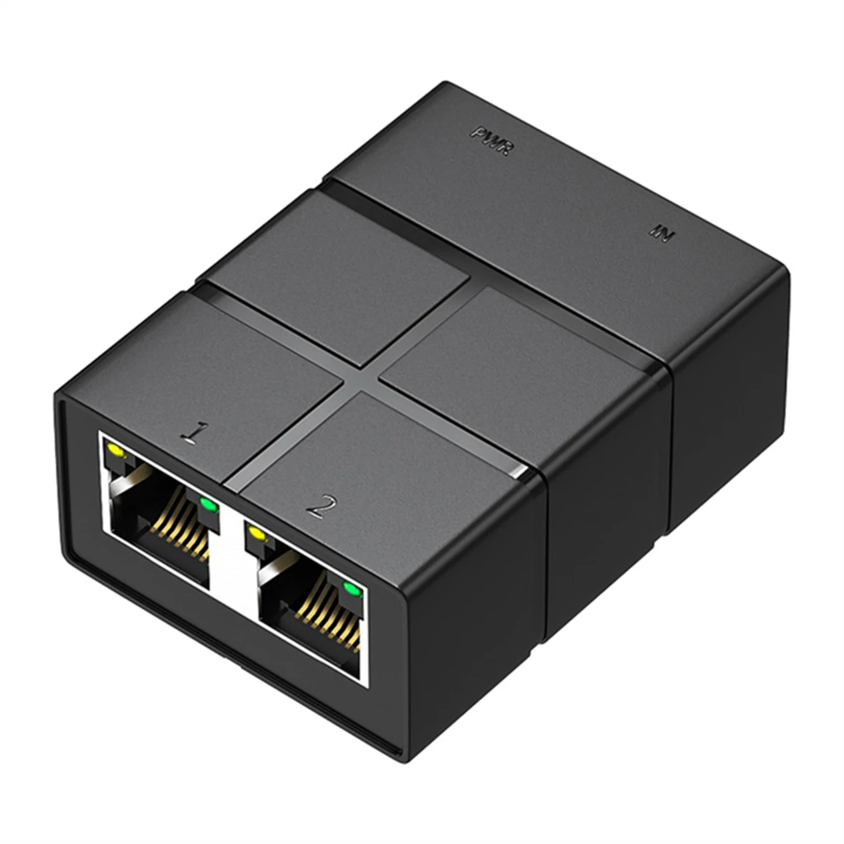 Network Cable Splitter 1 To 2 Simultaneous Internet Broadband Network Port Pairs 1 Drag Two-Turn Interface for Home