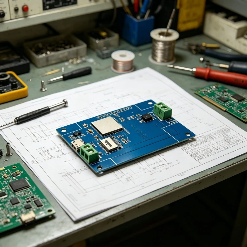 

AIR780E 4G Networked Control Board with Card Slot, USB and UART Access, Single Channel Wiring Module for Development and D2RC
