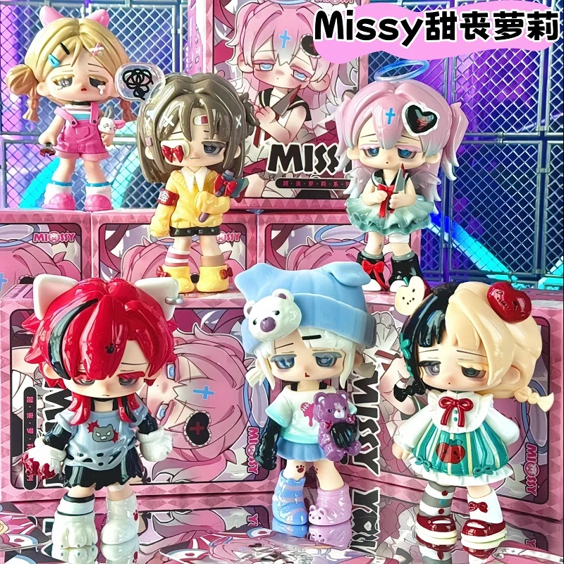 Missy Sweet Mourning Lolita Series  Cute Action Figure Toys Kawaii Anime Figures  Dolls Toy Gift