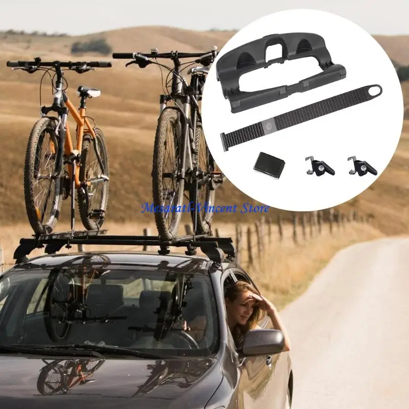 A70F Quick Release Bike Wheel Holder Strap for 591 561 34368 Wheel Strap for Car Roof Quick Install Bike Holder Clip view 2