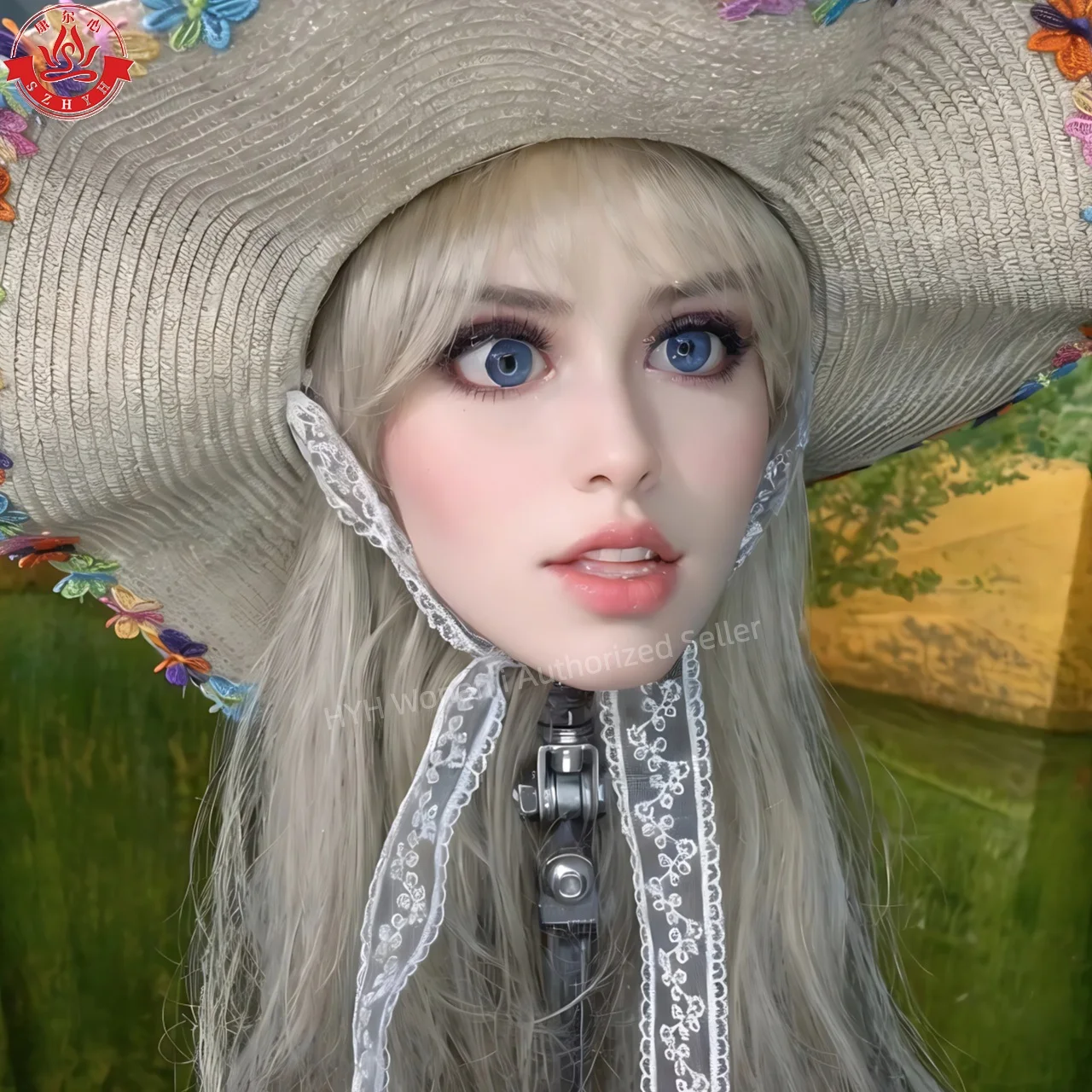 واجهة Wonanei Food Grade TPE Big Head HYH-THB-KX-0014، واجهة M16، ممارسة مكياج مفتوحة الفم، تصميم تصفيفة الشعر، عرض المجوهرات