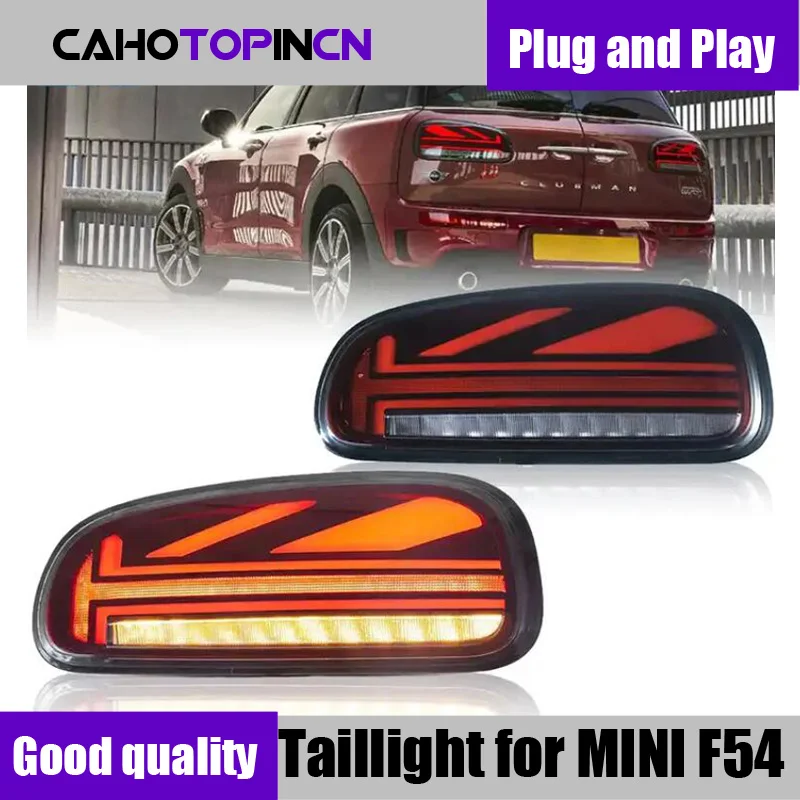 

12V Car LED Tail Light For BMW Mini Clubman F54 2015-2020 2021 2022 Rear Fog Lamp Brake Reverse Turn Signal Taillamps Indicators