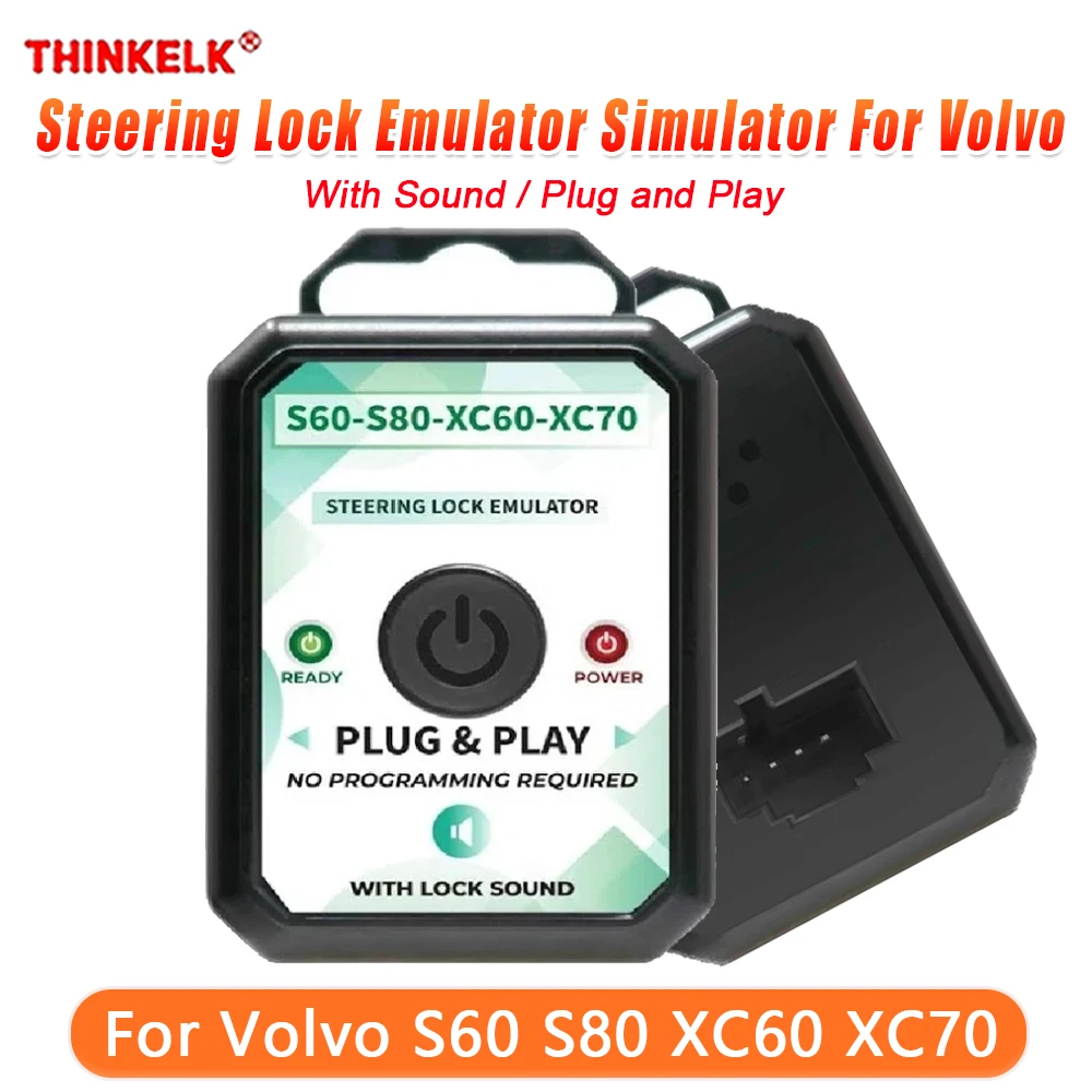 

Steering Lock Emulator Simulator For Volvo ESL ELV SCL S60 S80 XC60 XC70 Steering Column Lock Emulator With Sound Plug and Play