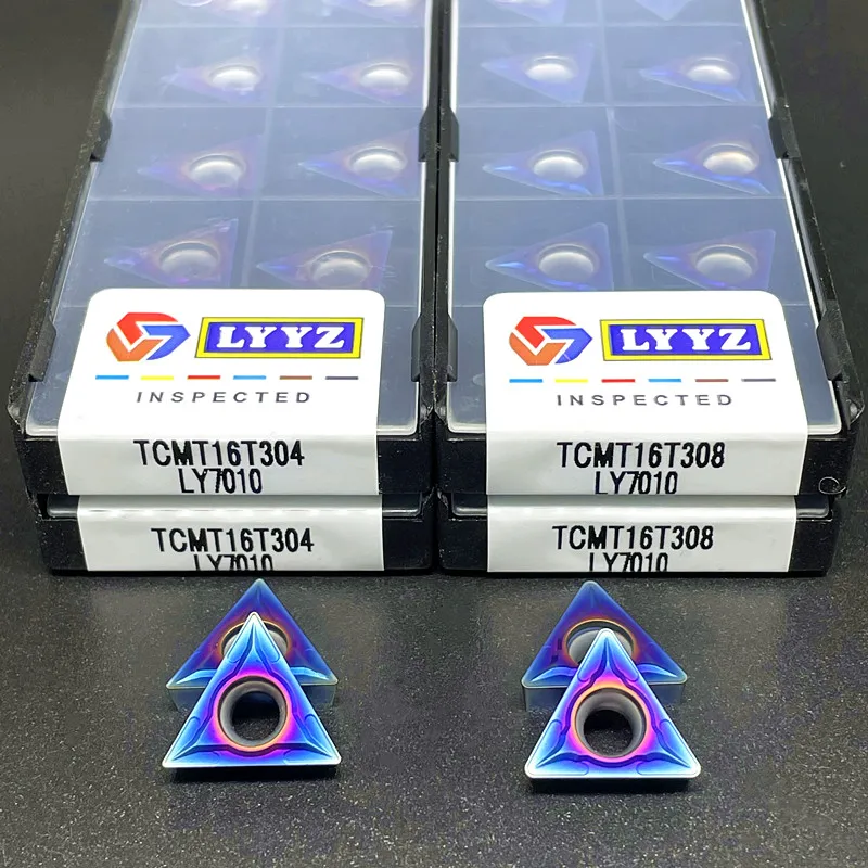 

TCMT16T304 TCMT16T308 высококачественный нано-синий твердый сплав токарный инструмент внешний токарный инструмент
