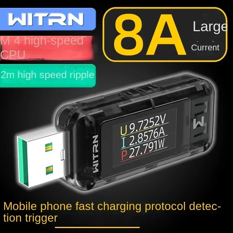 New WITRN A2Q A2L Fast Charge To Trick Mobile Phone Charging Detector, USB Tester, Voltmeter Current