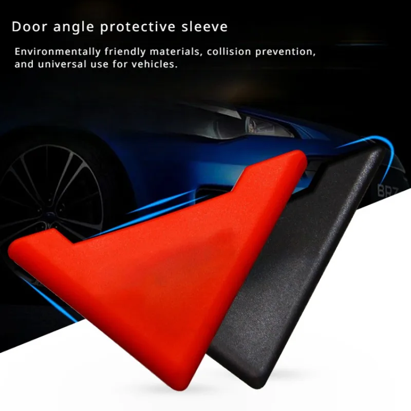 2Pcs automobile door corner protective sleeve silicone door corner anti-collision protective sleeve automobile parts