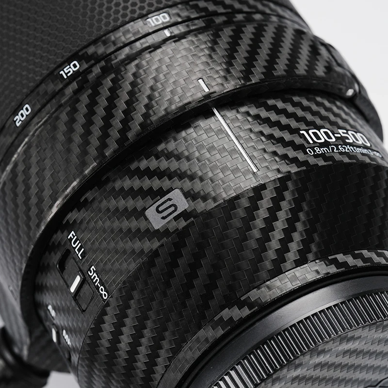 ملصق لباناسونيك S 100-500 مللي متر F5-7.1 عدسة الكاميرا ملصق مائي الجلد الفينيل التفاف طبقة رقيقة واقية معطف ل Lumix 100-500 5-7.1 F/5-7.1