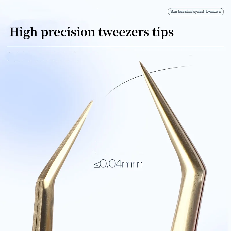 แหนบต่อขนตาแบบแม่นยำ ปลายไฟเบอร์ แยกขนตา นาโน ฮีทเทรตเมนท์ อุปกรณ์ทำเล็บ คลิปหนีบเครื่องสำอาง