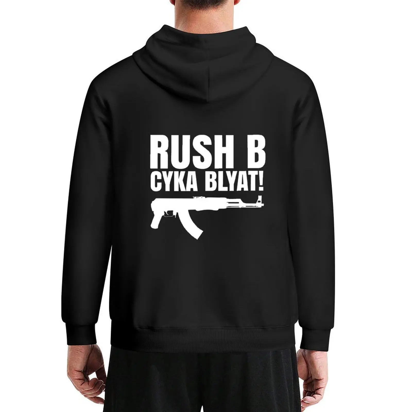 

Rush B Cyka Blyat Hoodie anime clothes men clothes autumn jacket men male clothes new in hoodies and blouses