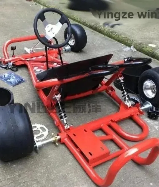 Four-Wheel Motorcycle Drift Kart Accessories Full Set Frame Body Front Steering Rear Axle