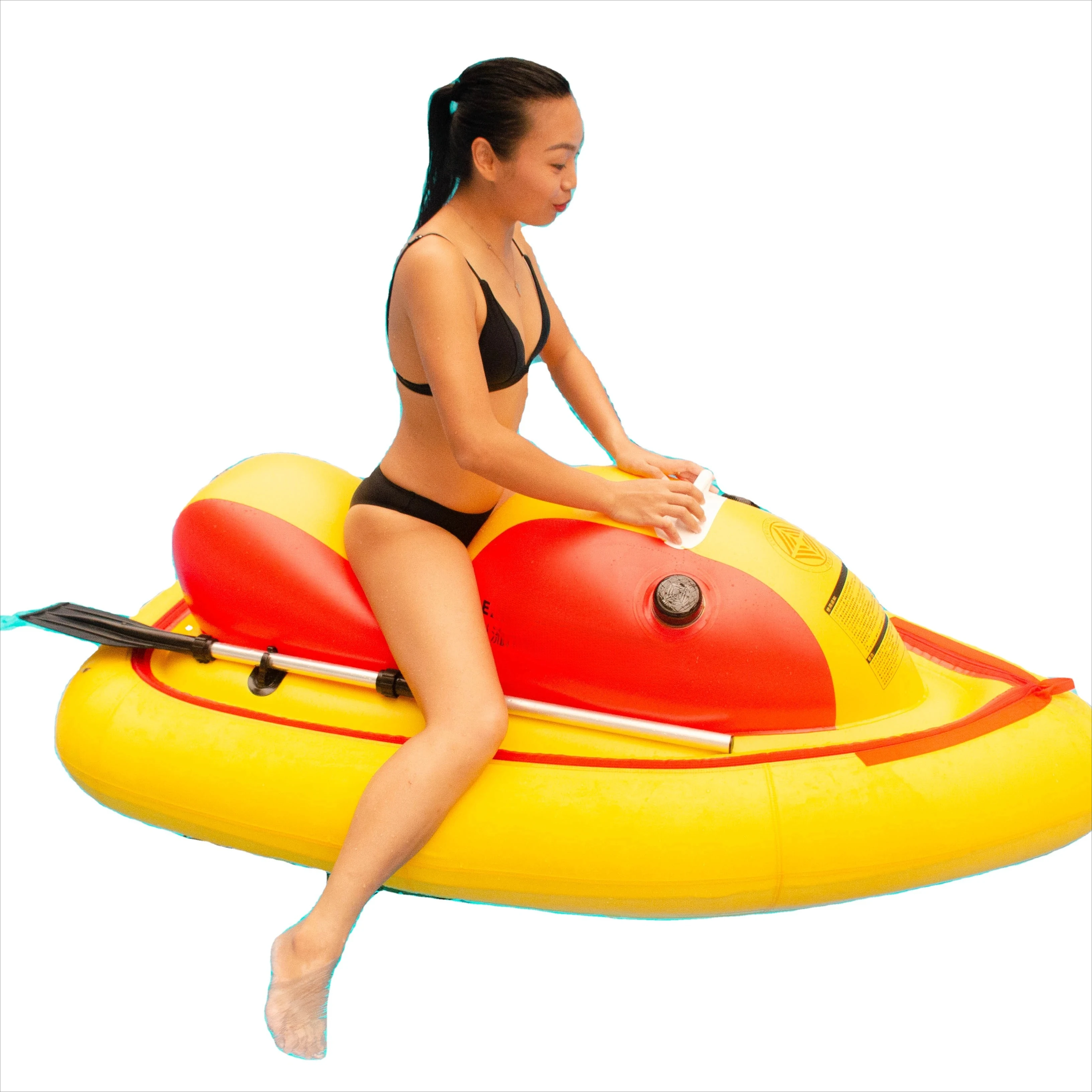 

Water Adult Electric Motorized Inflatable Jet Ski Pool Float Boat Toys with Long Endurance